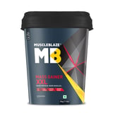MuscleBlaze Mass Gainer XXL with Complex Carbs and Proteins in 3:1 ratio
Chocolate