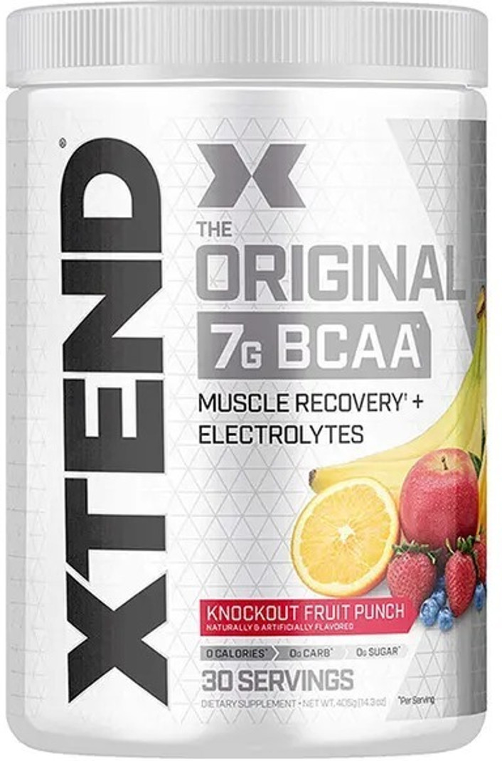 XTEND Original BCAA Powder | 30 Servings | Knockout Fruit Punch