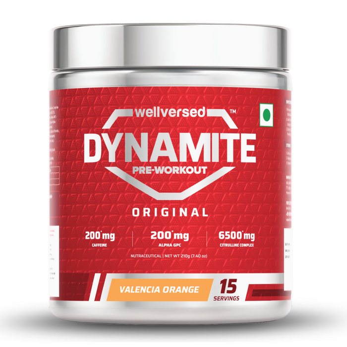 WELLCORE Dynamite PreWorkout  Valencia Orange