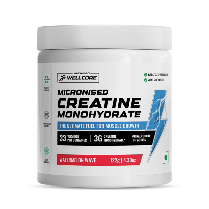Wellcore Pure Micronised Creatine Monohydrate Watermelon Wave