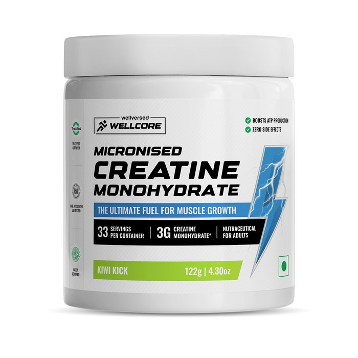 Wellcore Pure Micronised Creatine Monohydrate Kiwi Kick