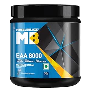 MuscleBlaze EAA 8000
Blue Cola  25 Servings
