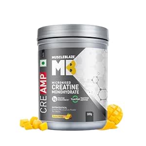 MuscleBlaze Creatine Monohydrate CreAMP
Sunset Mango